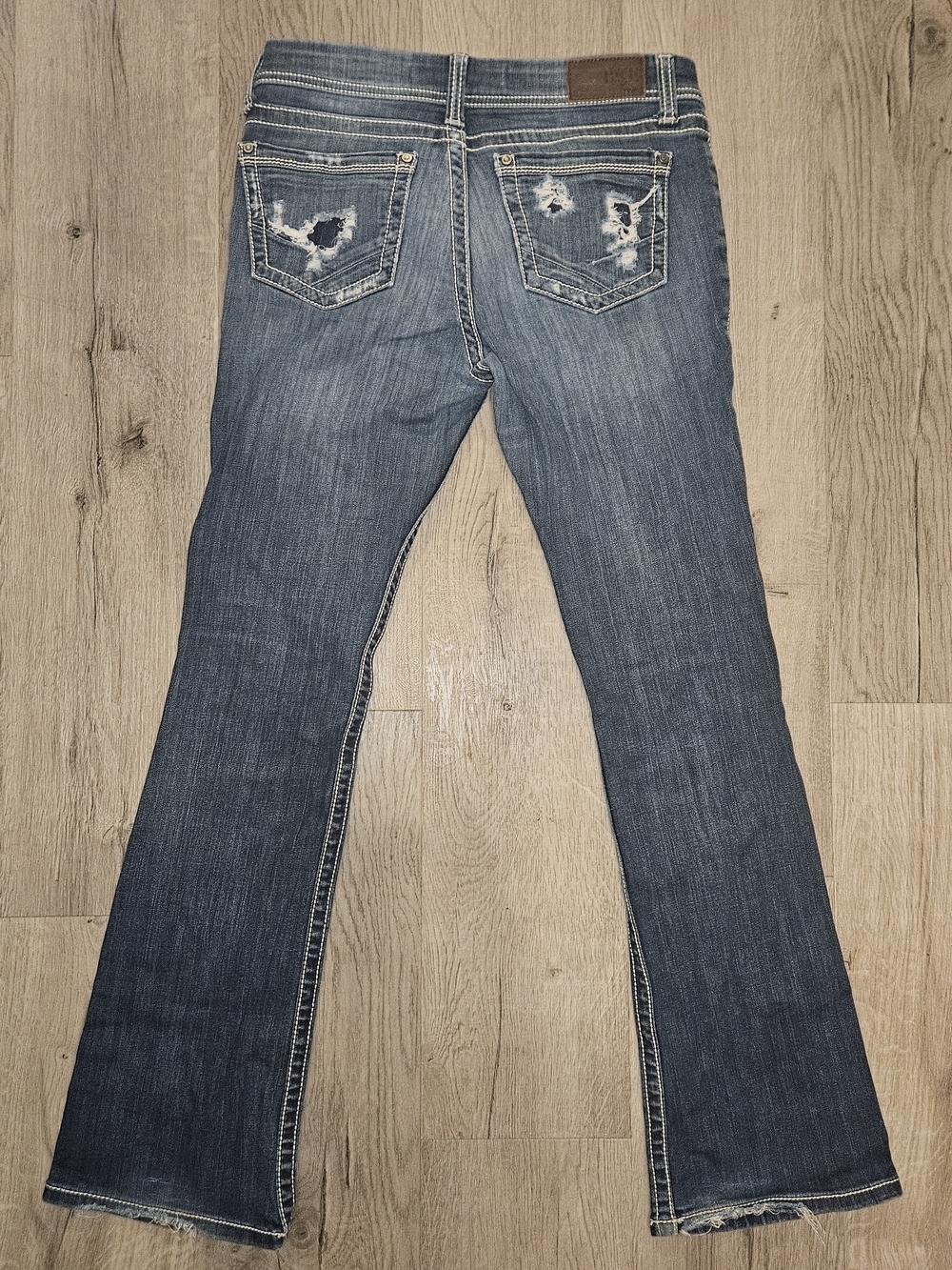 BKEdenim Sabrina Women's Bootcut Jeans - Medium Wash Blue - Picture 5 of 7